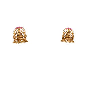 Traditional Lakshmi Stud Earring-hover