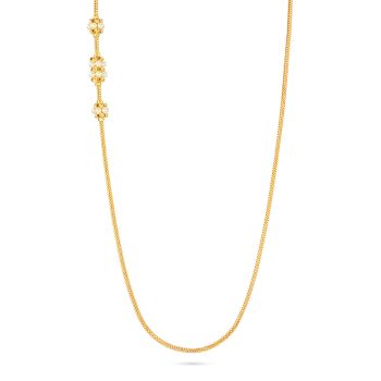 Elegant Pearl Accents Mugappu Chain  -hover