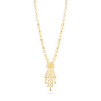 Elegant Gold Filigree Tassel Malai-hover