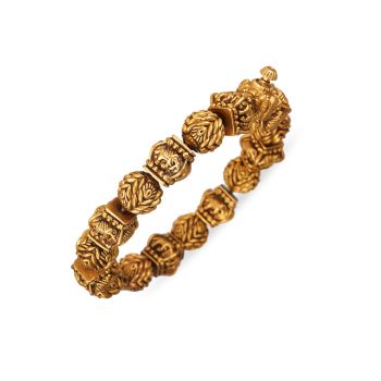 Antique Bridal Screw Bangle-hover