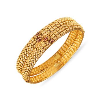 Traditional Nagas Antique Bridal Bangle-hover