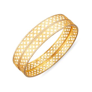 Fancy Kerala Gold Bangle-hover