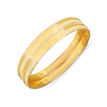 Fancy Kerala Gold Bangle-hover