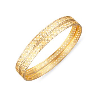 Fancy Kerala Gold Bangle-hover