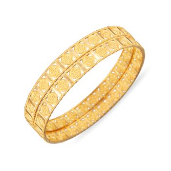 Fancy Kerala Gold Bangle-hover