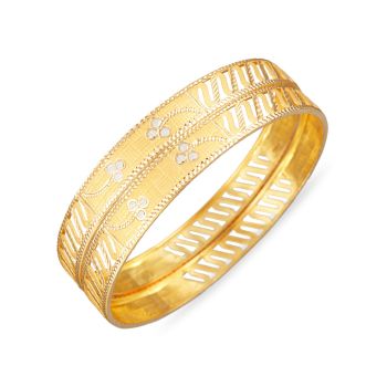 Fancy Kerala Gold Bangle-hover