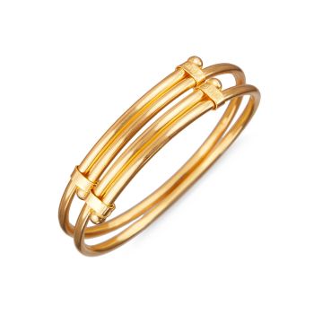 Flexible Baby Gold Bangle-hover