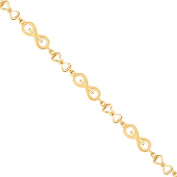 Infinity Textured Casting Bracelet-hover