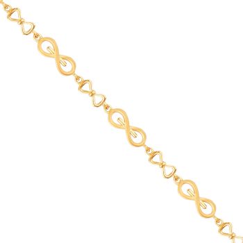 Infinity Textured Casting Bracelet-hover