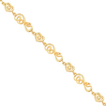 Heartly Textured Casting Bracelet-hover