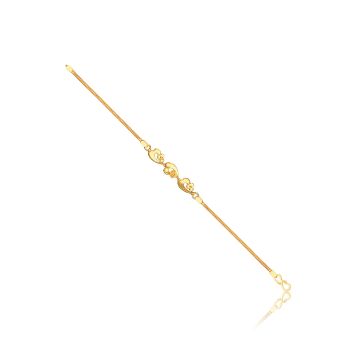 Graceful Heartin Leaf Casting Bracelet-hover