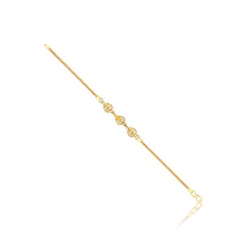 Elegant Crystal Orbit Casting Bracelet-hover