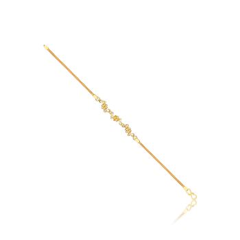 Elegant Floral Scroll Casting Bracelet-hover