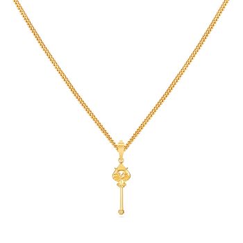 Om Murugan Vel Gold Pendant-hover
