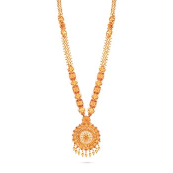 Alluring Floral Kemp Stone Malai-hover
