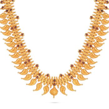Alluring Antique Lakshmi Necklace-hover