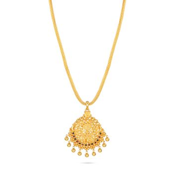 Traditional Lakshmi Kodi Necklace-hover