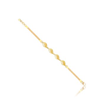 Ornate Leaf Casting Bracelet-hover