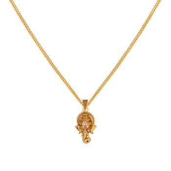 Lord Ganesh Gold Motif-hover