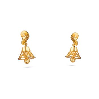 Antique Casting Bell Jhumka Earring-hover
