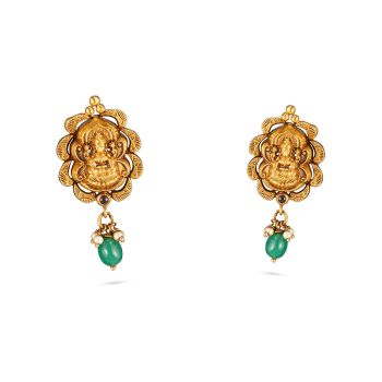 Antique Lakshmi Drop Earring-hover