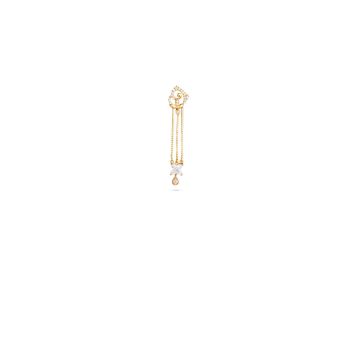 Geometric Chain Dangler Casting Drop Earring-hover
