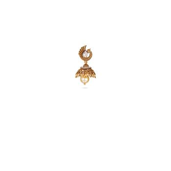 Elegant Mayil Motif Jhumka Earring-hover