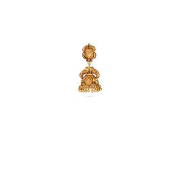 Antique Mayil Jhumka Earring-hover