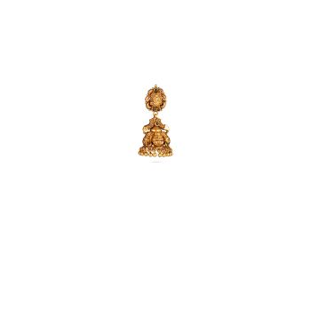 Antique Mayil Jhumka Earring-hover