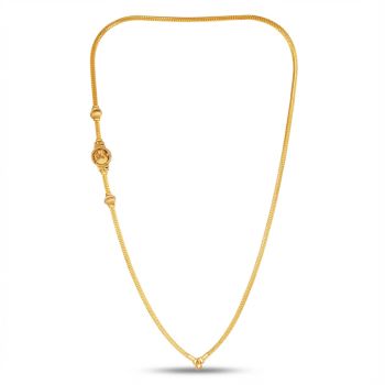 Antique Peacock Mugappu Gold Chain-hover