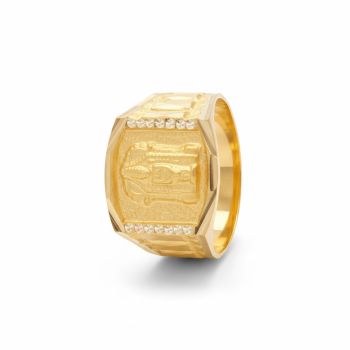 Lord Balaji Signet Boltv Ring-hover