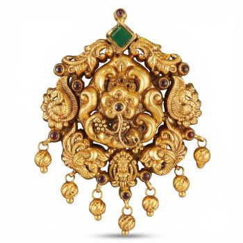 Antique Lakshmi Drops Dollar-hover