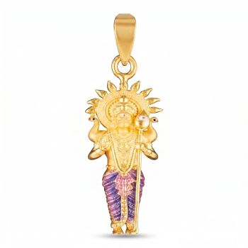 Lord Murugan Radiant Casting Gold Dollar-hover