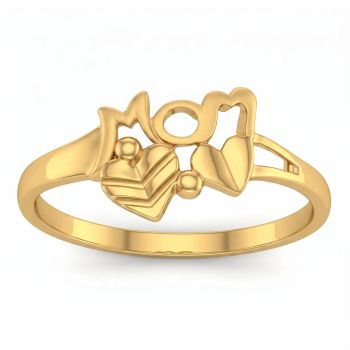 Mothers Day Gift Gold Ring-hover