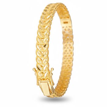 Modern Kuwait Leaf Gold Gadi -hover