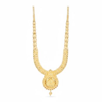 Traditional Lakshmi Antique Pendant Malai-hover