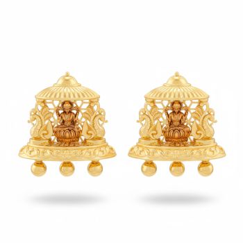 Lakshmi Temple Earrings-hover