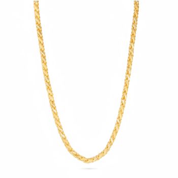 Fancy Heartin Leaf Gold Chain-hover