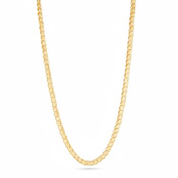 Elegant Heartin Leaf Gold Chain-hover