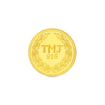 1 Gram 22 Carat Meenkashi Amman Gold Coin-hover