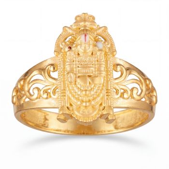 Infinite Grace Balaji Casting Gold Ring-hover