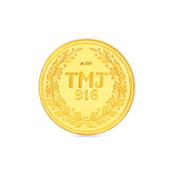 2 Gram 22 Carat Meenkashi Amman Gold Coin-hover