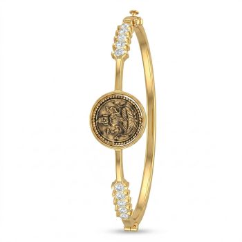 Divine Lakshmi Motif Gold Ghadi-hover