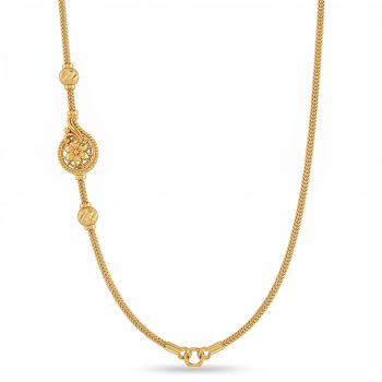 Heritage Bloom Mugappu Gold Chain-hover