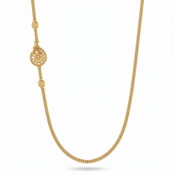 Floral Mugappu Classic Gold Chain-hover