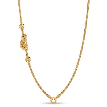 Traditional Mayil Vel Mugappu Gold Chain-hover