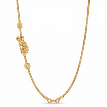 Divine Vel Mayil Mugappu Gold Chain-hover