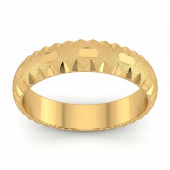 Artisan Casting Gold Wedding Ring-hover