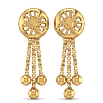 Radian Wheel Casting Gold Chain Drops-hover