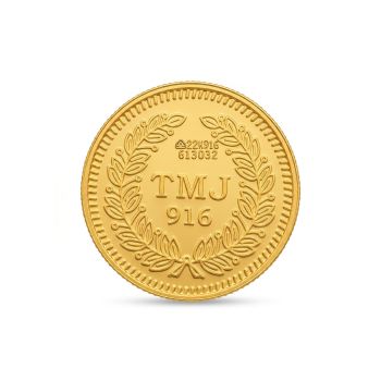 500 Mg 22 Carat Laxmi Gold Coin-hover